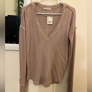 NWT free people vneck.